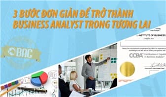 3 Bước đơn giản để trở thành một Business Analyst trong tương lai