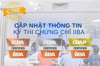 BAC cập nhật thông tin kỳ thi các chứng chỉ IIBA