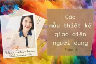 Các mẫu thiết kế giao diện người dùng (Phần 1)