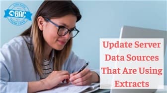 Cập nhật nguồn dữ liệu máy chủ sử dụng trích xuất từ Tableau Desktop