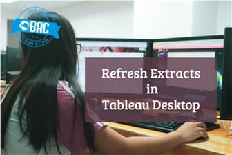 Làm mới các trích xuất trong Tableau Desktop