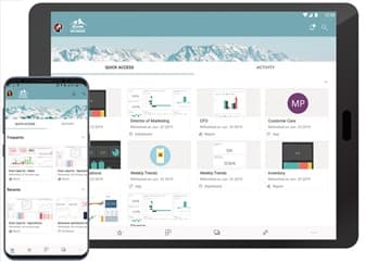 Power BI Mobile cập nhật giao diện mới tích hợp nguồn cấp dữ liệu hoạt động